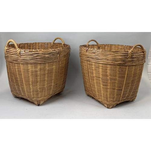 94 - A PAIR OF JAPANESE WICKER BASKETS
45cm x 42cm x 36cm