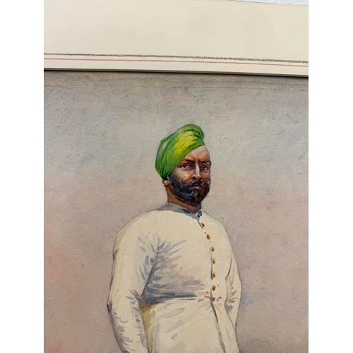 15 - ALFRED CROWDY LOVETT C.B.E (BRITISH 1862-1919): A LARGE AND IMPRESSIVE WATERCOLOUR PAINTING ON PAPER... 