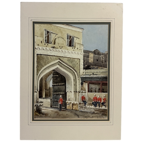 18 - ALFRED CROWDY LOVETT C.B.E (BRITISH 1862-1919): A HISTORICALLY IMPORTANT AND RARE TOPOGRAPHICAL WATE... 