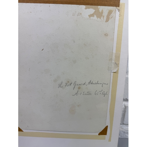 18 - ALFRED CROWDY LOVETT C.B.E (BRITISH 1862-1919): A HISTORICALLY IMPORTANT AND RARE TOPOGRAPHICAL WATE... 