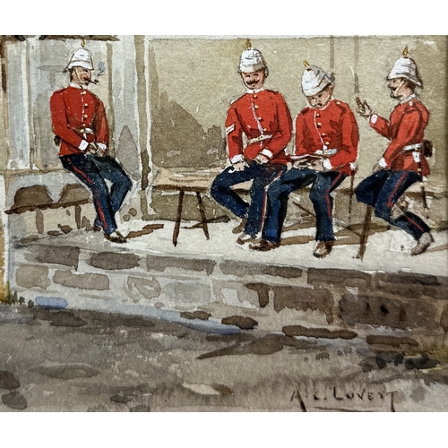 18 - ALFRED CROWDY LOVETT C.B.E (BRITISH 1862-1919): A HISTORICALLY IMPORTANT AND RARE TOPOGRAPHICAL WATE... 