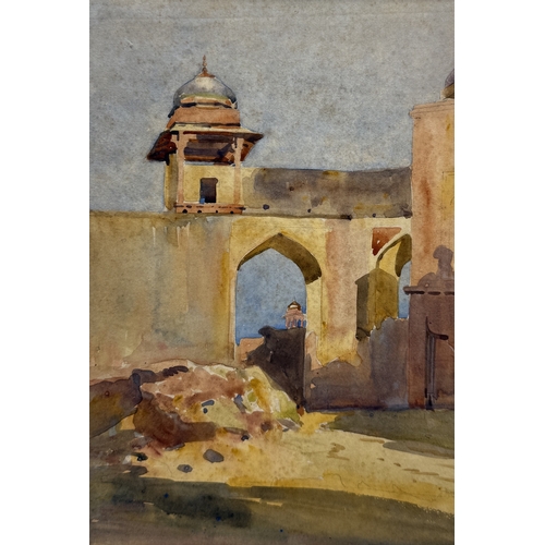 22 - ALFRED CROWDY LOVETT C.B.E (BRITISH 1862-1919): A WATERCOLOUR PAINTING ON PAPER DEPICTING A PAIR OF ... 