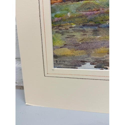 27 - ALFRED CROWDY LOVETT C.B.E (BRITISH 1862-1919): A FINE TOPOGRAPHICAL WATERCOLOUR PAINTING ON PAPER D... 