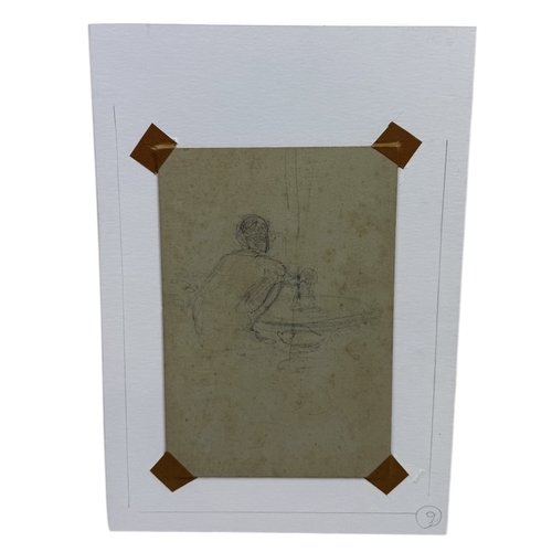 29 - ALFRED CROWDY LOVETT C.B.E (BRITISH 1862-1919): A WATERCOLOUR PAINTING ON PAPER DEPICTING A PORTRAIT... 
