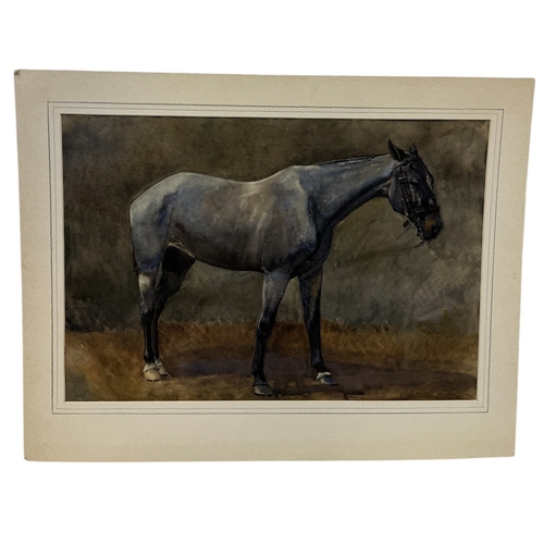 30 - ALFRED CROWDY LOVETT C.B.E (BRITISH 1862-1919): A FINE WATERCOLOUR PAINTING ON OLD WHATMANS PAPER DE... 