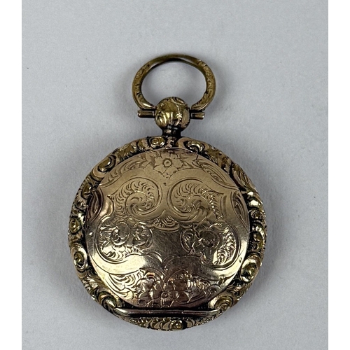 28 - AN ANTIQUE GOLD LOCKET WITH WOVEN HAIR, OPENS BOTH SIDES
3cm D
Weight: 14.6gms