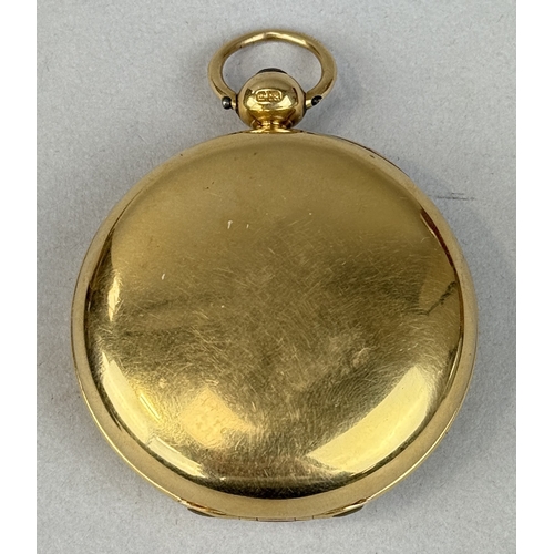 5 - D&W MORICE, LONDON: A LARGE 18CT GOLD POCKET WATCH
Weight: 136gms
Inside watch case marked 'TW'.... 