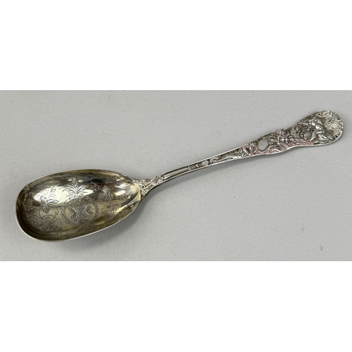 149 - HENRY JOHN LIAS AND SON: A VICTORIAN SILVER SPOON
Weight: 94 gms
22 cm L