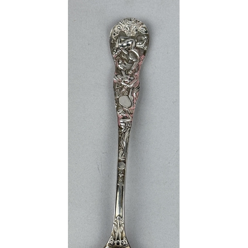 149 - HENRY JOHN LIAS AND SON: A VICTORIAN SILVER SPOON
Weight: 94 gms
22 cm L