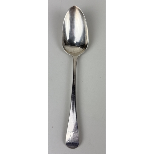 157 - A GEORGE III SILVER TABLESPOON, OLD ENGLISH DATED 1796
Weight: 55gms
22cm L
Marked for Stephen Adams... 