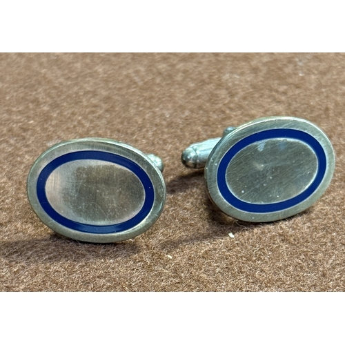 171 - A PAIR OF TIFFANY AND CO 925 SILVER CUFFLINKS