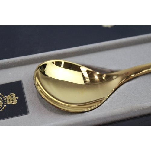 237 - A GEORG JENSEN .925 STERLING BOXED SILVER SPOON
45gms