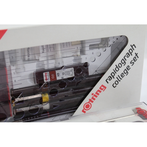 240 - A MISCELLANEOUS ASSORTMENT OF ROTRING TECHNICAL DRAWING TOOLS AND PENS TO INCLUDE SOME BOXED
 ... 