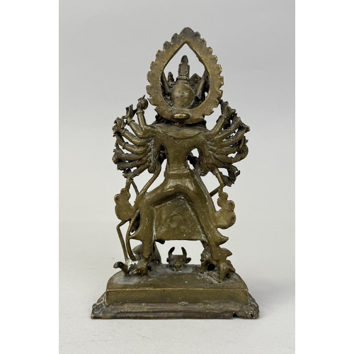 251 - AN 18TH CENTURY BRONZE FIGURE OF THE BUDDHA
19.5cm H