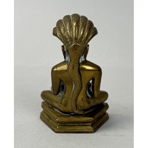 253 - A 19TH CENTURY BRONZE FIGURE OF A JAIN TIRTHANKARA
8cm H