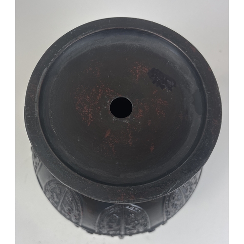 275 - A CHINESE BRONZE VASE
36 cm H
