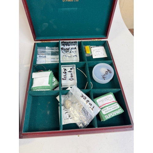 179 - VARIOUS WATCH PARTS TO INCLUDE ROLEX, OMEGA, AND TUDOR
 