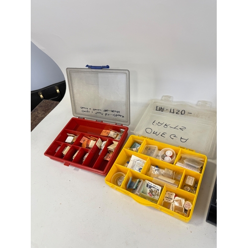 179 - VARIOUS WATCH PARTS TO INCLUDE ROLEX, OMEGA, AND TUDOR
 