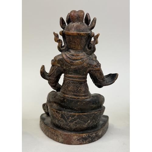 205 - A CHINESE BRONZE FIGURE
17cm H