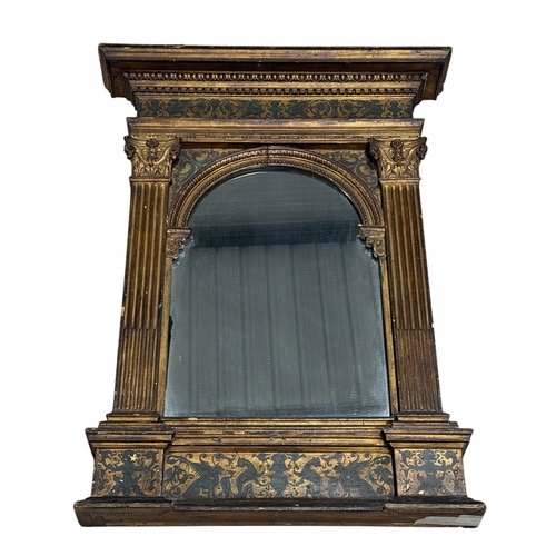 248A - AN 18TH CENTURY ITALIAN PAINTED FRAME, RENAISSANCE STYLE
76cm x 50cm