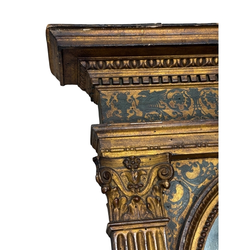 248A - AN 18TH CENTURY ITALIAN PAINTED FRAME, RENAISSANCE STYLE
76cm x 50cm