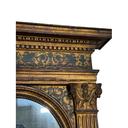 248A - AN 18TH CENTURY ITALIAN PAINTED FRAME, RENAISSANCE STYLE
76cm x 50cm