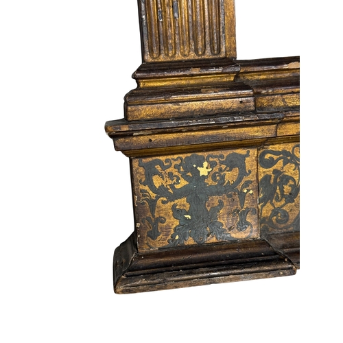 248A - AN 18TH CENTURY ITALIAN PAINTED FRAME, RENAISSANCE STYLE
76cm x 50cm