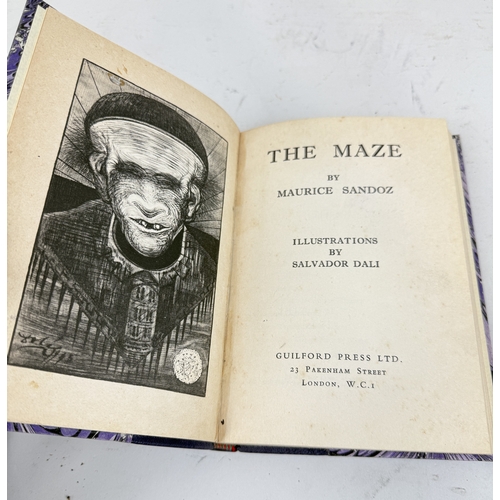 260 - MAURICE SANDOZ, THE MAZE, WITH ILLUSTRATIONS BY SALVADOR DALI (SPANISH, 1904-1989)
 