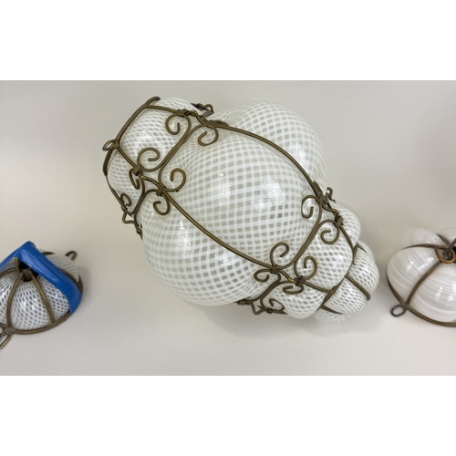 295 - TWO MURANO GLASS CEILING LIGHTS
Largest 30cm L