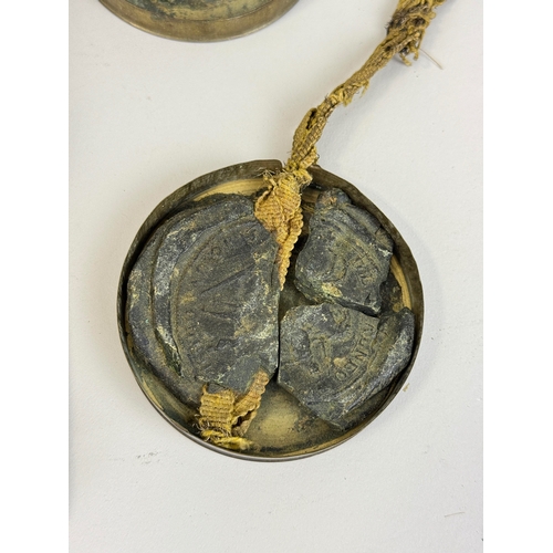 298 - A SEAL OF THE ORDER OF THE BATH AND A 1725 COPY OF 'THE STATUES OF THE ORDER OF THE BATH'