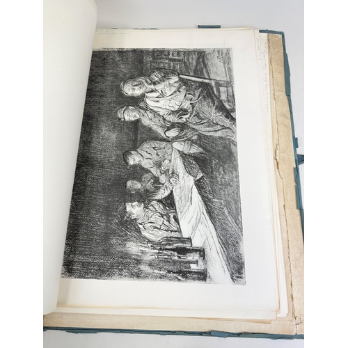 324 - WAR DRAWINGS BY MUIRHEAD BONE, FOLIO OF PRINTS
Many inscribed in pencil.