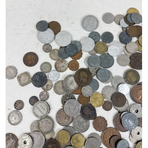 495 - A COLLECTION OF WORLD COINS
