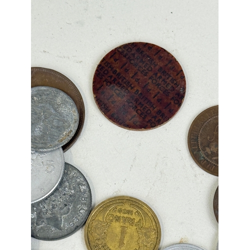 495 - A COLLECTION OF WORLD COINS