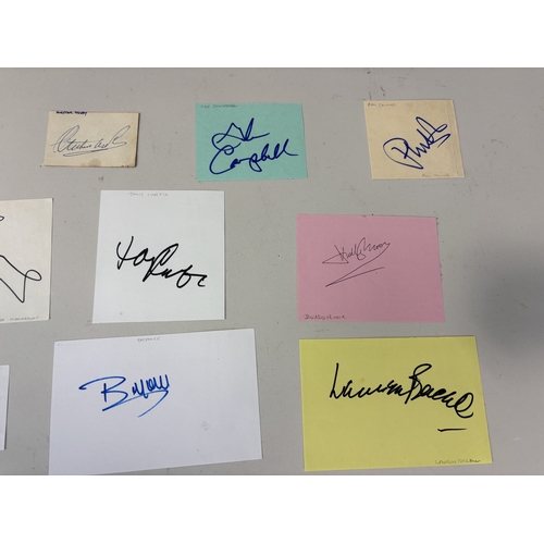 511 - A GROUP OF SIGNATURES TO INCLUDE DONALD TRUMP, BEYONCE AND PAUL MCCARTNEY