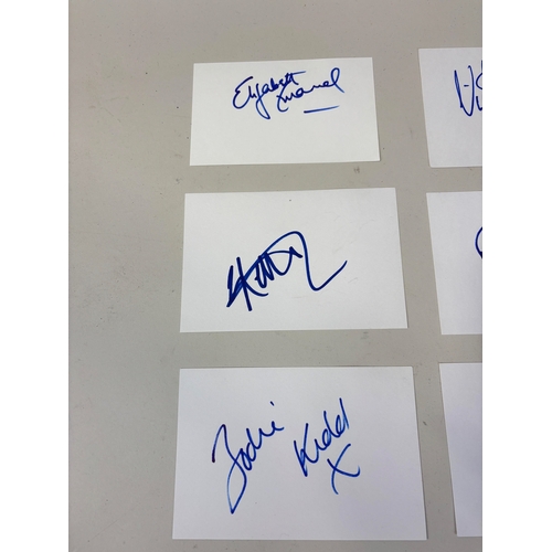 515 - A COLLECTION OF FASHION ICON'S SIGNATURES TO INCLUDE STELLA MCCARTNEY AND VIVIENNE WESTWOOD