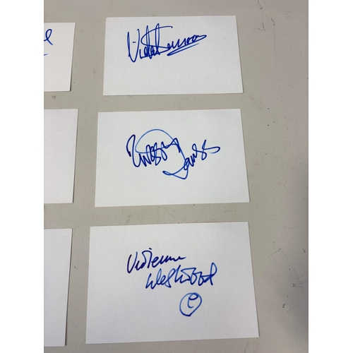 515 - A COLLECTION OF FASHION ICON'S SIGNATURES TO INCLUDE STELLA MCCARTNEY AND VIVIENNE WESTWOOD