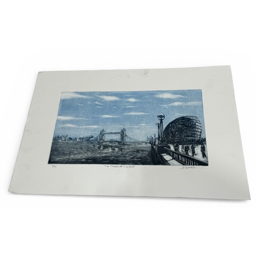 PETER WAREHAM (BRITISH, CONTEMPORARY): A LIMITED EDITION COLOURED ...