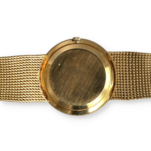 1 - OMEGA: AN 18 CARAT GOLD CONSTELLATION AUTOMATIC CHRONOMETER WRIST WATCH
The brushed dial with baton ... 