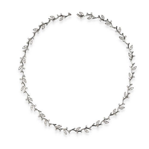 26 - A TIFFANY AND CO PLATINUM AND DIAMOND 'THE VINE' NECKLACE
Weight: 51.4gms