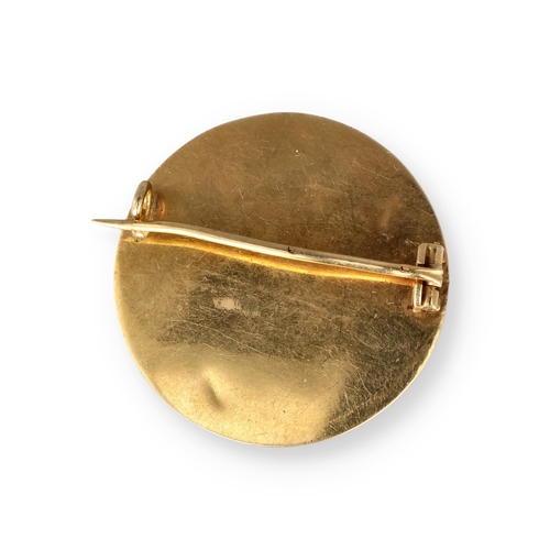 41 - A VICTORIAN GOLD LOCKET WITH BLUE ENAMEL AND A PEARL
Gold probably 15ct or better.
10.3 gms... 