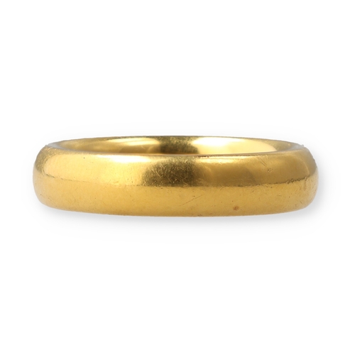 11 - A 22CT GOLD WEDDING BAND
9.6 gms
