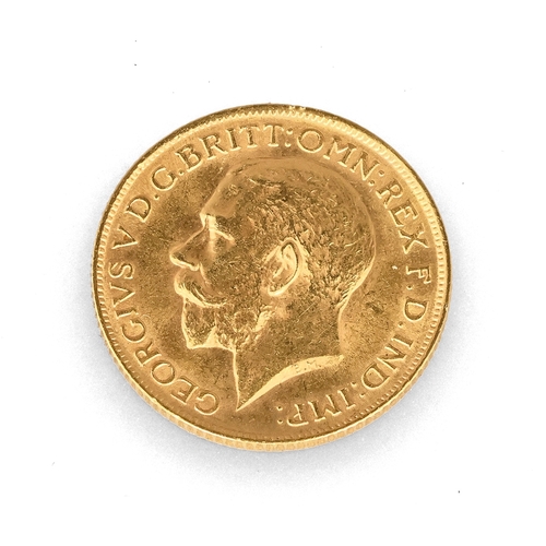 16 - A 1912 GOLD FULL SOVEREIGN
Weight: 7.98gms