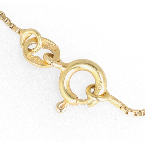 21 - AN 18CT GOLD ANKH PENDANT ON 18CT GOLD CHAIN
Weight: 8.1gms