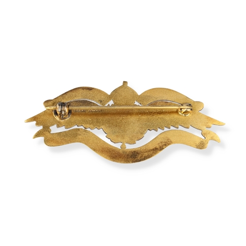 33 - A 9CT GOLD RAF 80TH ANNIVERSARY BROOCH, 1918-1998
Weight: 11.6gms