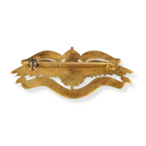 36 - A 9CT GOLD RAF 80TH ANNIVERSARY BROOCH, 1918-1998
Weight: 11.6gms