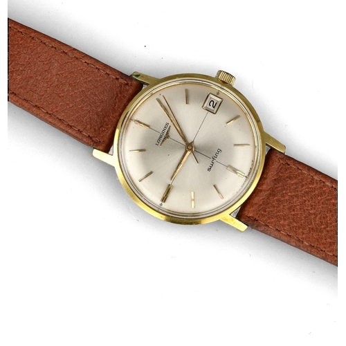 107A - A GENTLEMAN'S LONGINES 'SURFING' WRISTWATCH
 