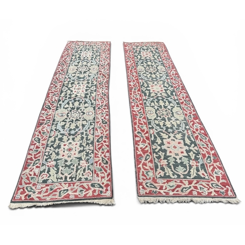 1493 - A PAIR OF TURKISH RUNNERS
312cm x 76cm each.
Provenance: The Property of the Late John Stapleton and... 
