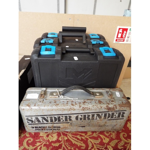 436 - Four empty tool boxes