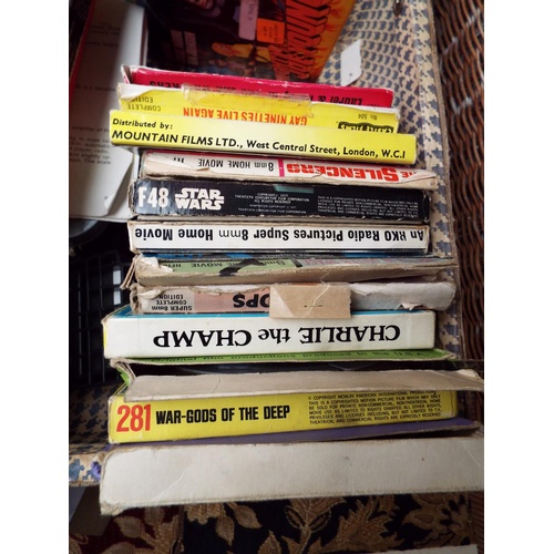 428 - A selection of vintage 8mm reel films to include 'Star Wars', 'When Dinosaurs Ruled The World', 'Ear... 