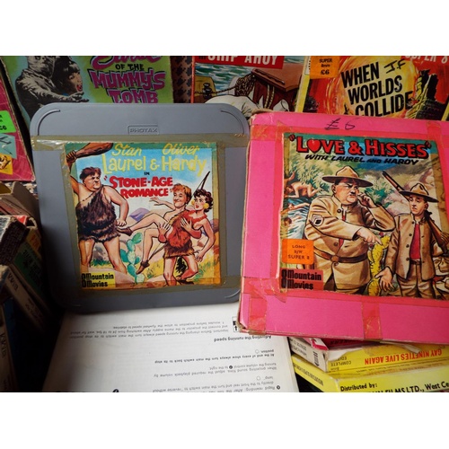 428 - A selection of vintage 8mm reel films to include 'Star Wars', 'When Dinosaurs Ruled The World', 'Ear... 